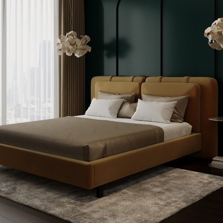 Custom Upholstered Bed Frame 58 | Modern Bed Ireland
