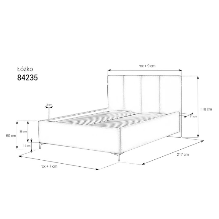 Classic 35 Bed Frame Custom Design | J&B Furniture Ireland