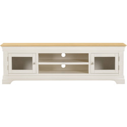 Bordeaux TV Stand Ivory/Oak