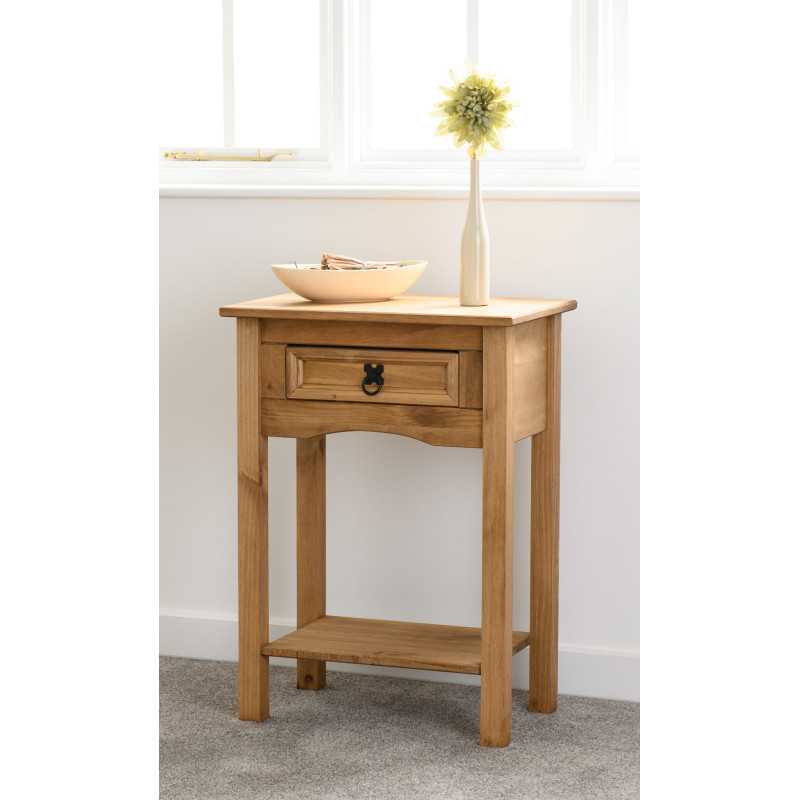 narrow console table