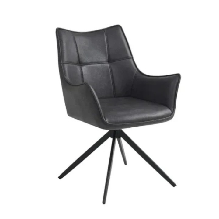 VITO Faux Leather Dining Armchairs | Modern Dining Chairs