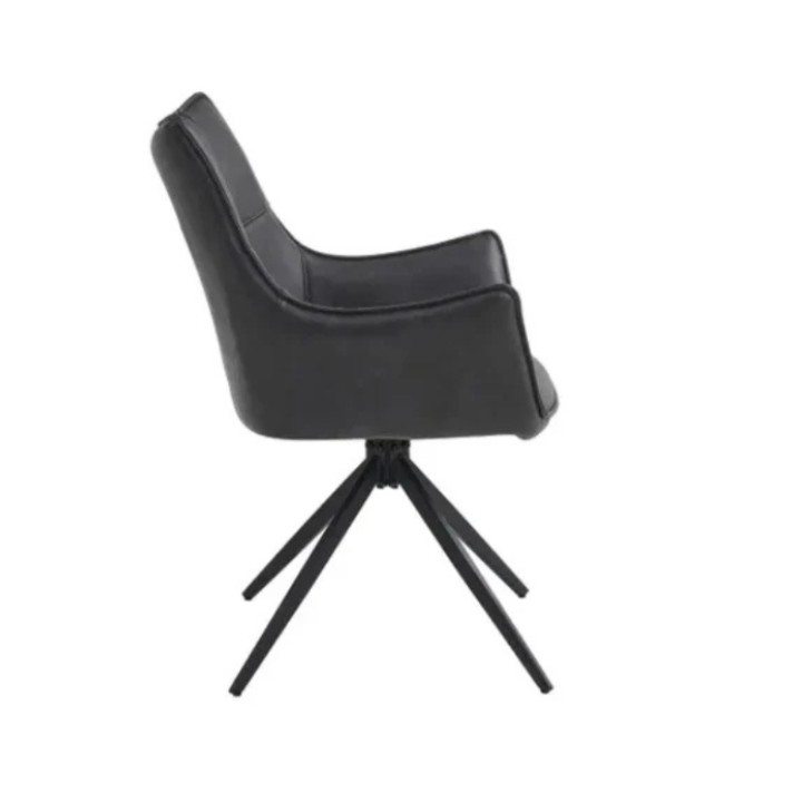 VITO Faux Leather Dining Armchairs | Modern Dining Chairs