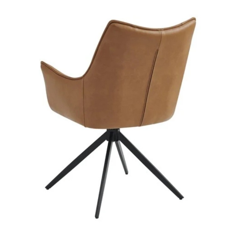 VITO Faux Leather Dining Armchairs | Modern Dining Chairs
