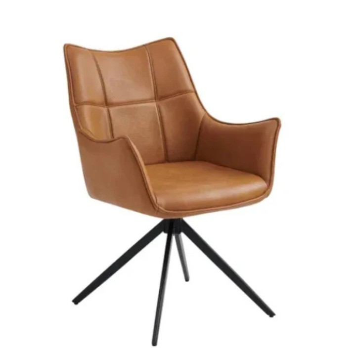 VITO Faux Leather Dining Armchairs | Modern Dining Chairs