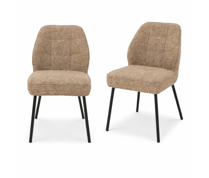 Dining Chair Mocha Chenille