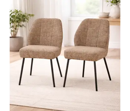 Dining Chair Mocha Chenille