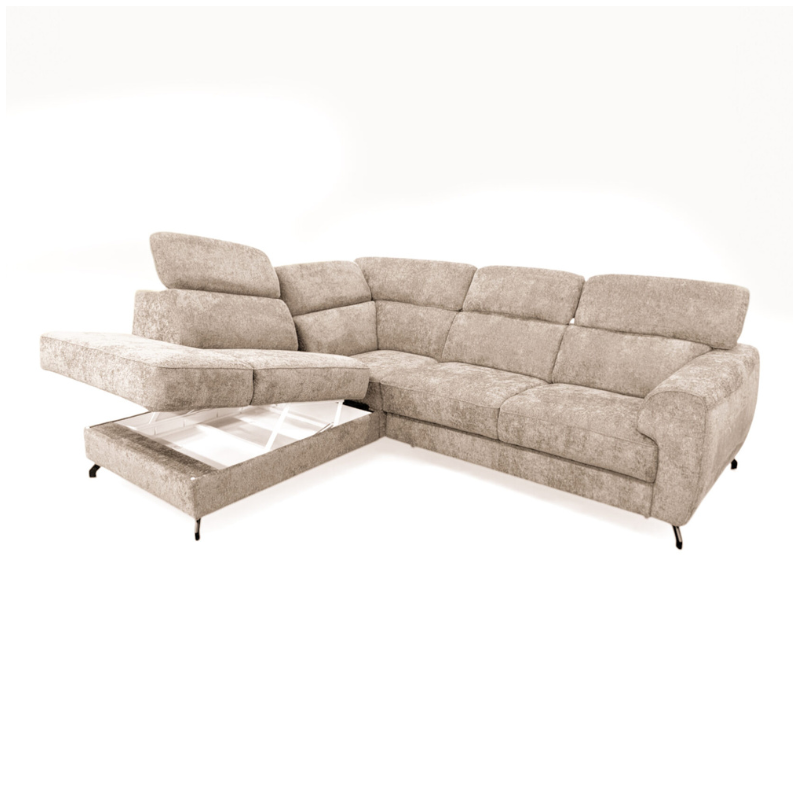 corner sofa bed and storage