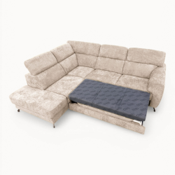 corner sofa bed and storage