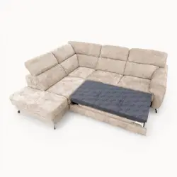 corner sofa bed and storage