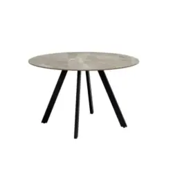 Round Dining Table Grey