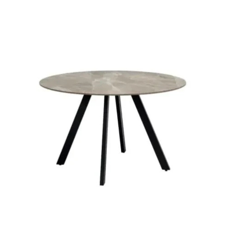 Round Dining Table Grey