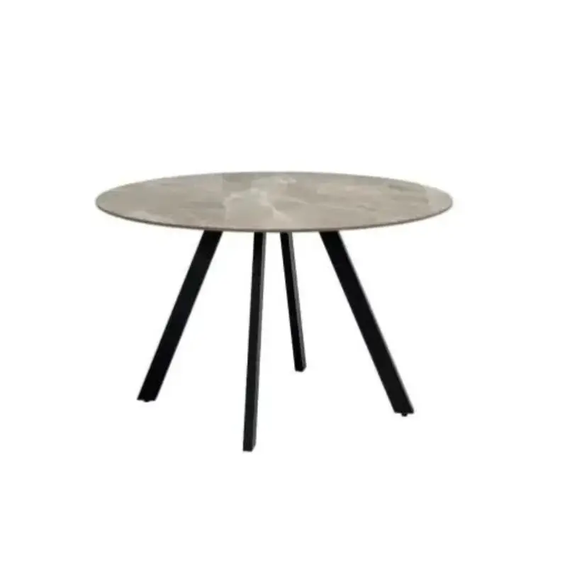 Round Dining Table Grey