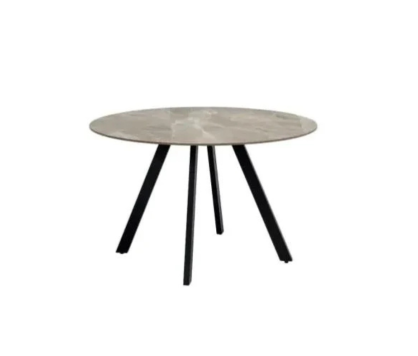 Round Dining Table Grey