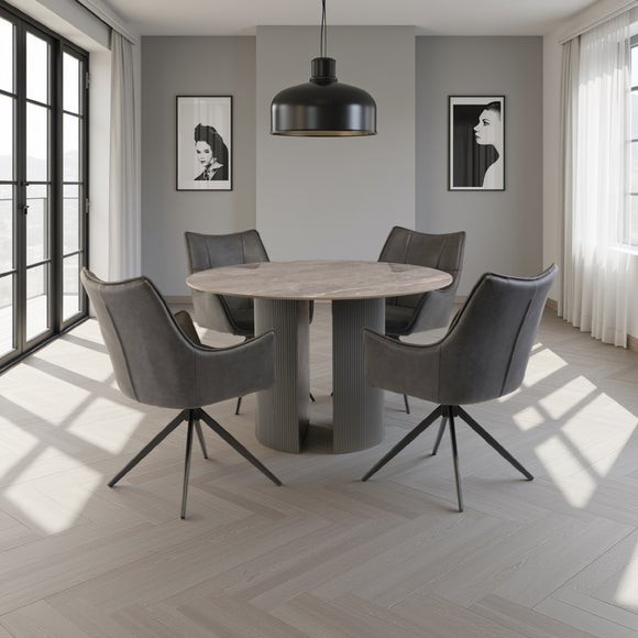 round dining table