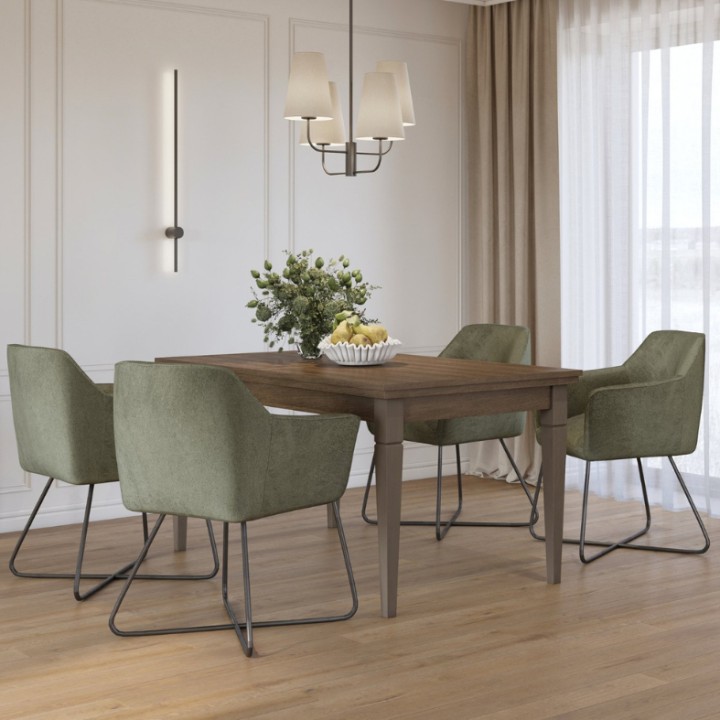 Extendable table Finish Dunin oak – Eva | J&B Furniture