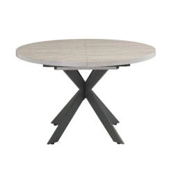 Rimini Round Extending Table 120–160 cm