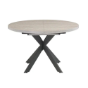 Rimini Round Extending Table 120–160 cm