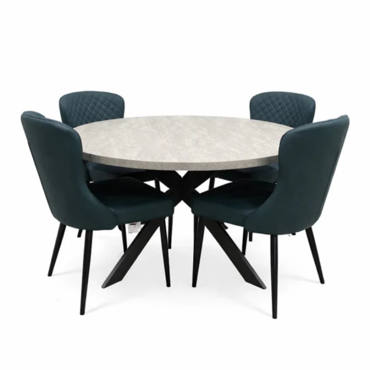 Rimini Round Extending Table 120–160 cm