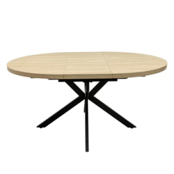 Dalton Light Oak Round Dining Tables