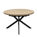 Dalton Light Oak Round Dining Tables