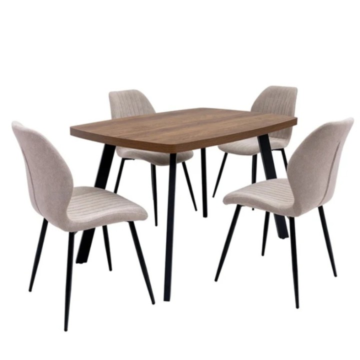 Small Oak Dining Table 120cm | Panama Dark Oak Table