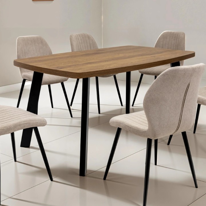 Small Oak Dining Table 120cm | Panama Dark Oak Table