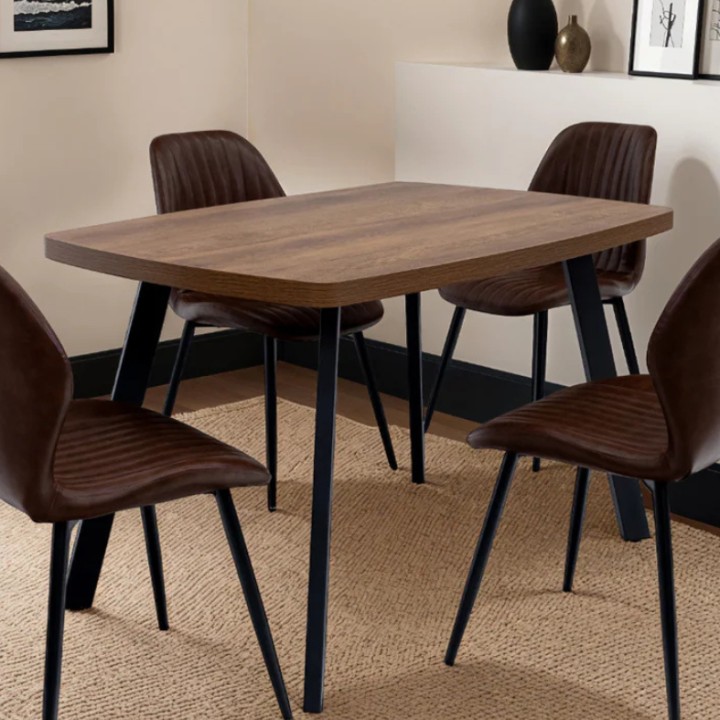 Small Oak Dining Table 120cm | Panama Dark Oak Table