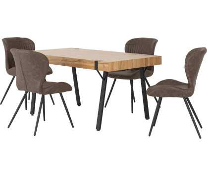 TREVISO & QUEBEC DINING SET – TABLE AND 4 CHAIRS