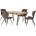 TREVISO & QUEBEC DINING SET – TABLE AND 4 CHAIRS
