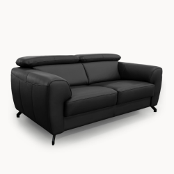 Sofa in Black Leather
