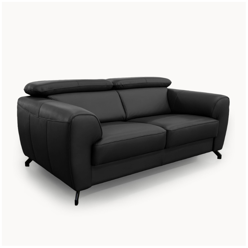 Sofa in Black Leather