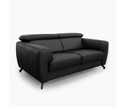 Sofa in Black Leather