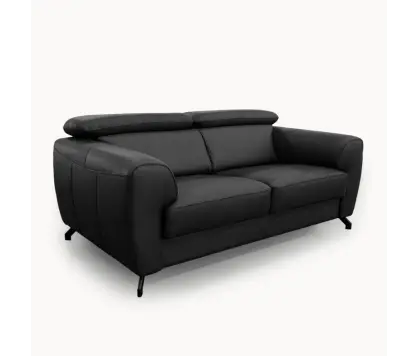 Sofa in Black Leather