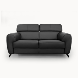 Sofa in Black Leather