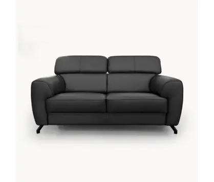 Sofa in Black Leather