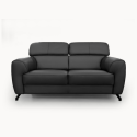 Sofa in Black Leather