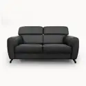 Sofa in Black Leather
