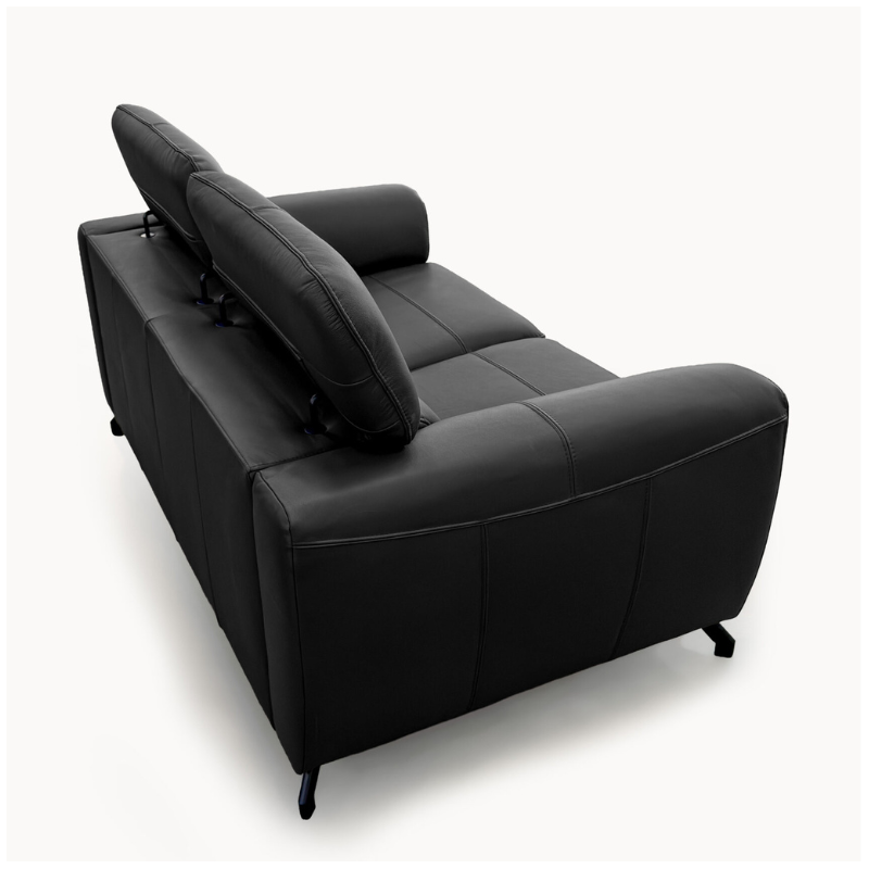 Sofa in Black Leather