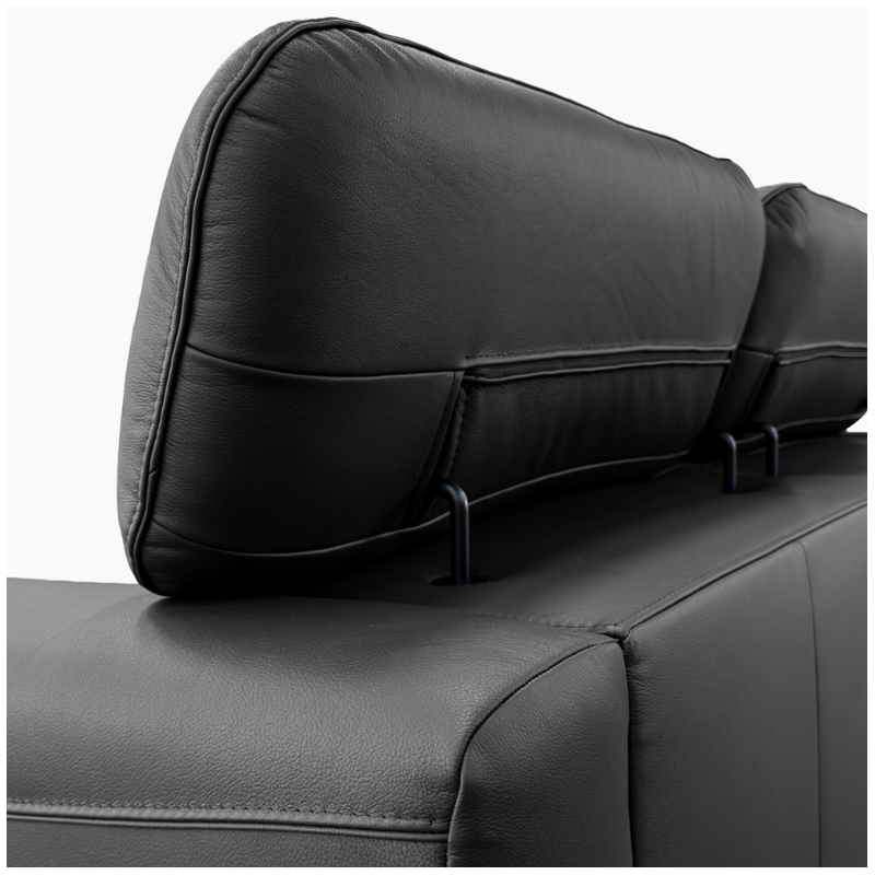 Sofa in Black Leather