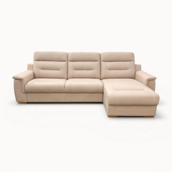 Bespoke Corner Sofa Bed with Storage  Beige| J&B Furniture