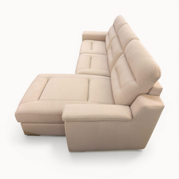 Bespoke Corner Sofa Bed with Storage  Beige| J&B Furniture