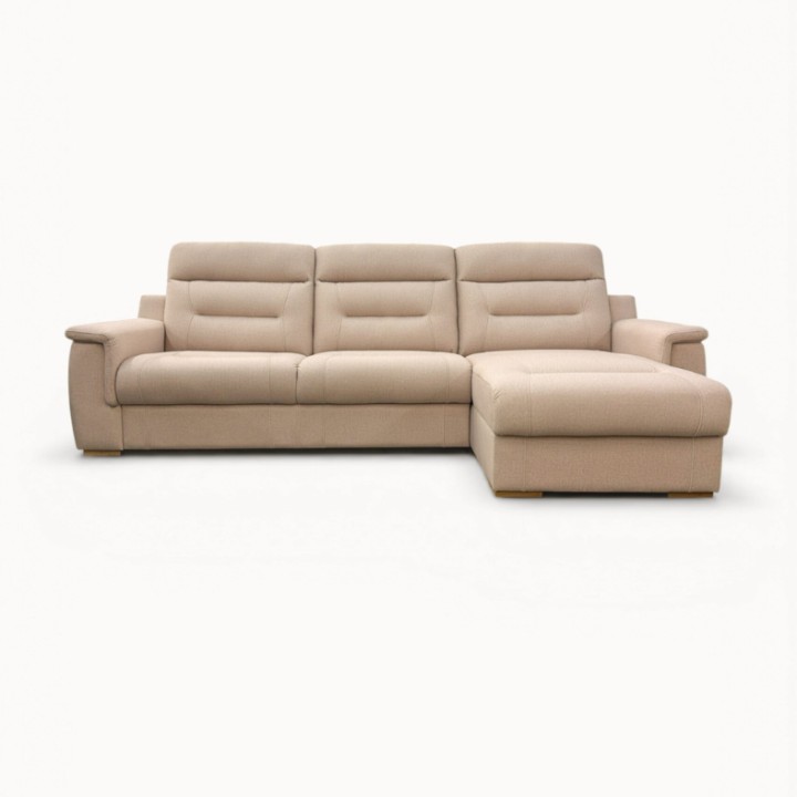 Bespoke Corner Sofa Bed with Storage  Beige| J&B Furniture