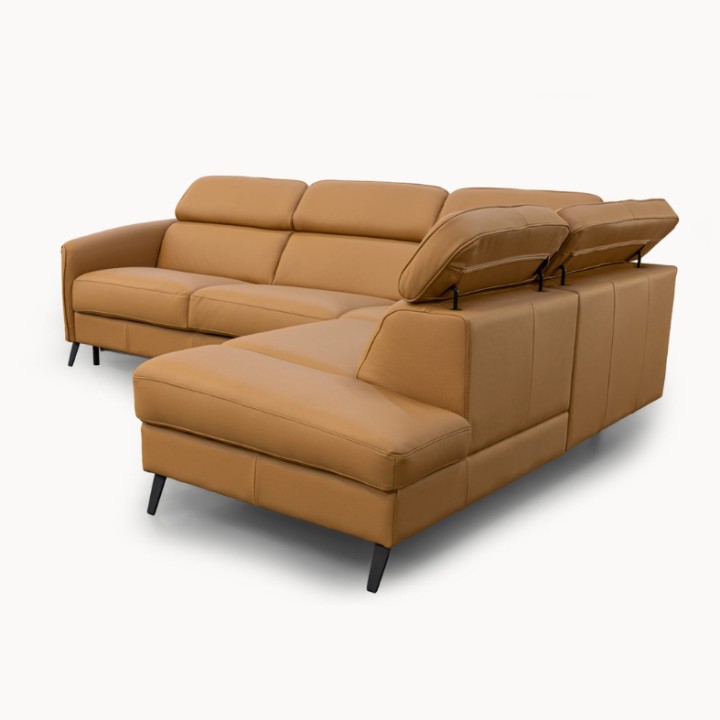 Corner sofa bed in Leather| Bespoke Sofas Limerick & Ireland