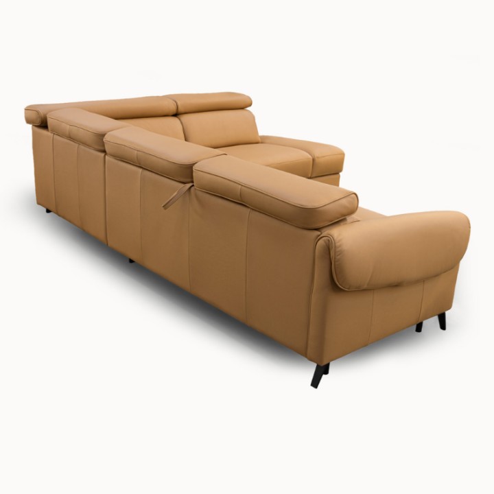 Corner sofa bed in Leather| Bespoke Sofas Limerick & Ireland