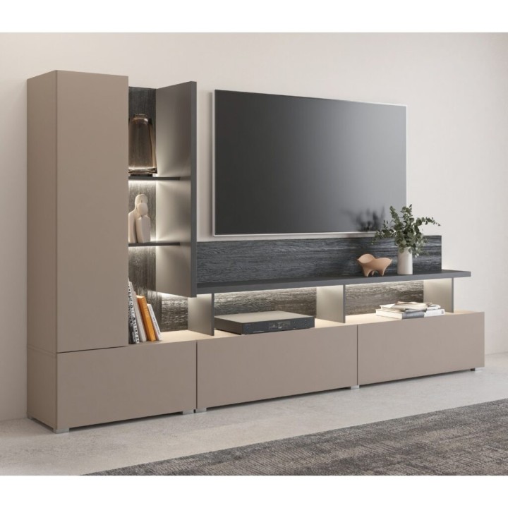 Serio Wall Unit cashmere | J&B Furniture Ireland
