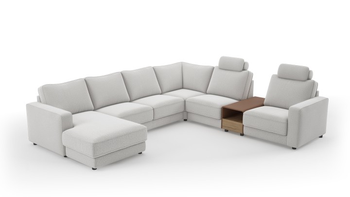 Alexandria U Shape Corner Sofa