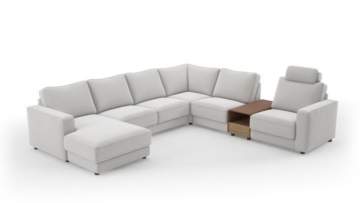 Alexandria U Shape Corner Sofa