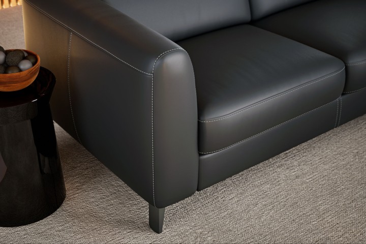 Boston Bespoke Small Corner Sofa | Adjustable Headrest