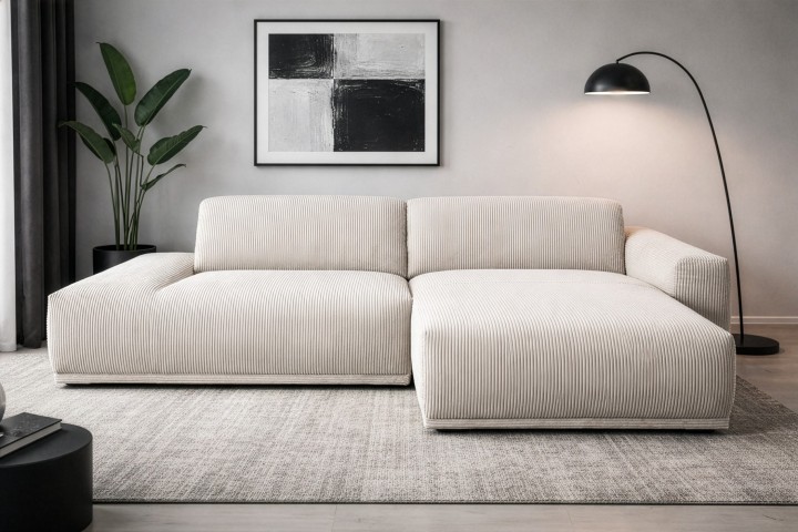Braga Comfortable L Shape Sofa | L Shaped Couch