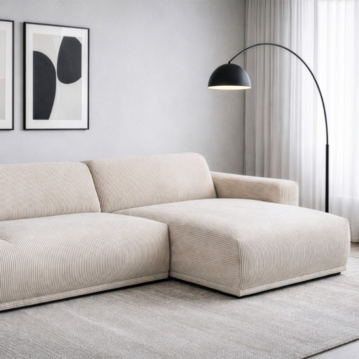 Braga Comfortable L Shape Sofa | L Shaped Couch